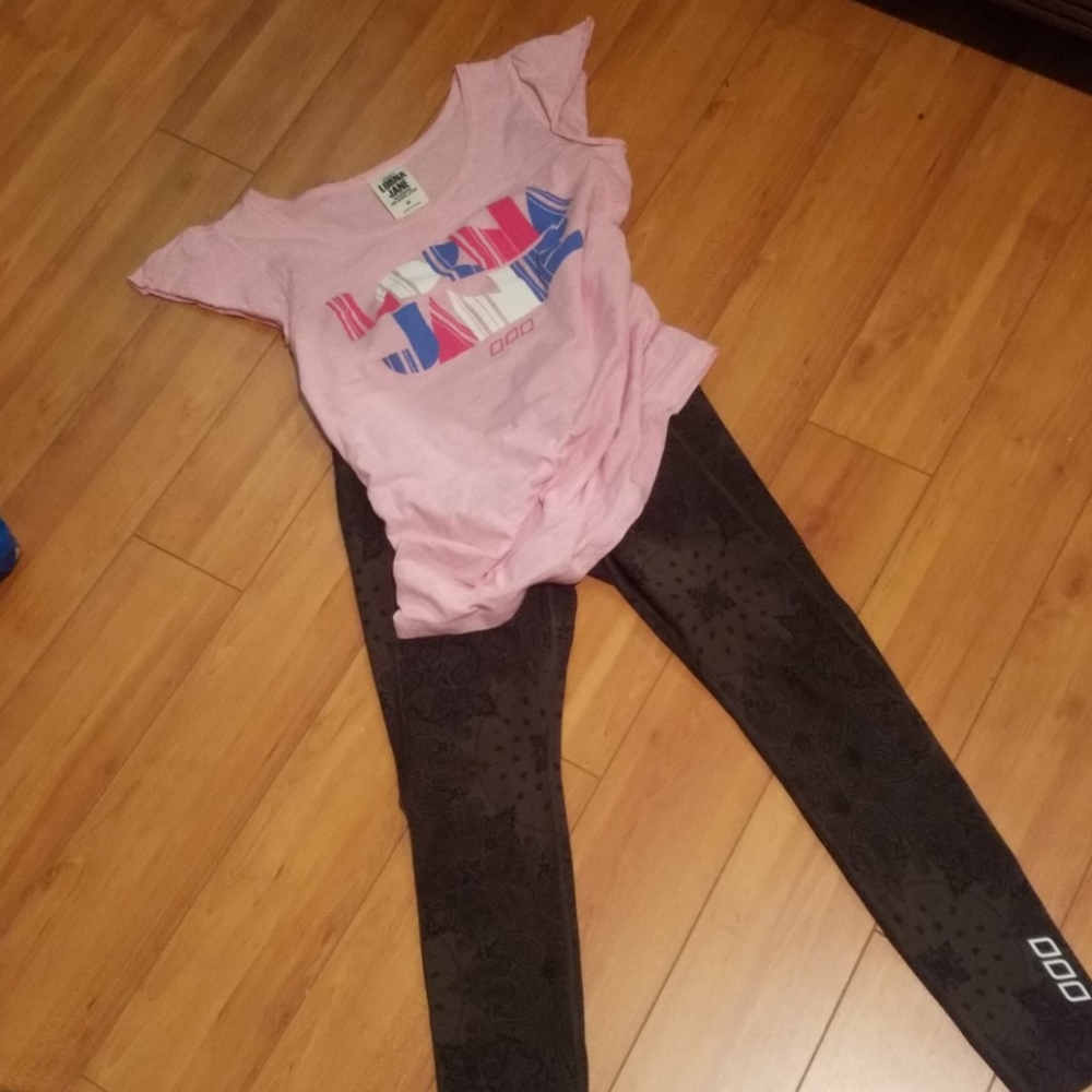 Lorna jane 2 PC outfit small legging med top